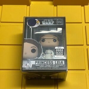 Funko Pop! Star Wars Princess Leia 512 2022 Galactic Convention Exclusive